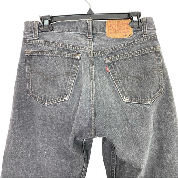 Vintage 80s Levi’s 501 - 0658 Custom Jeans Waist 29 Women Size 6 8 Leopard Plaid - Picture 5 of 16